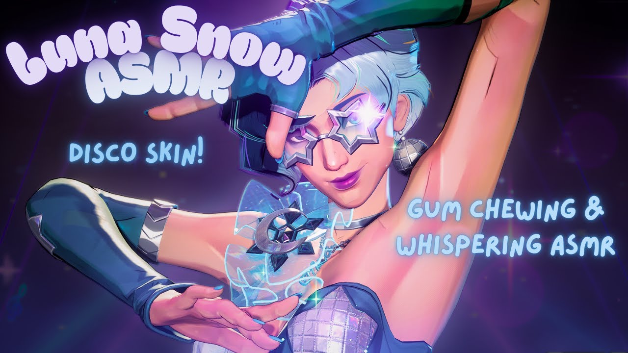 100+ hours on Luna Snow ASMR  ⋆.˚🎶🪩✮˚.⋆ (Marvel Rivals) | Whispered, Keyboard, Gum Chewing Sounds