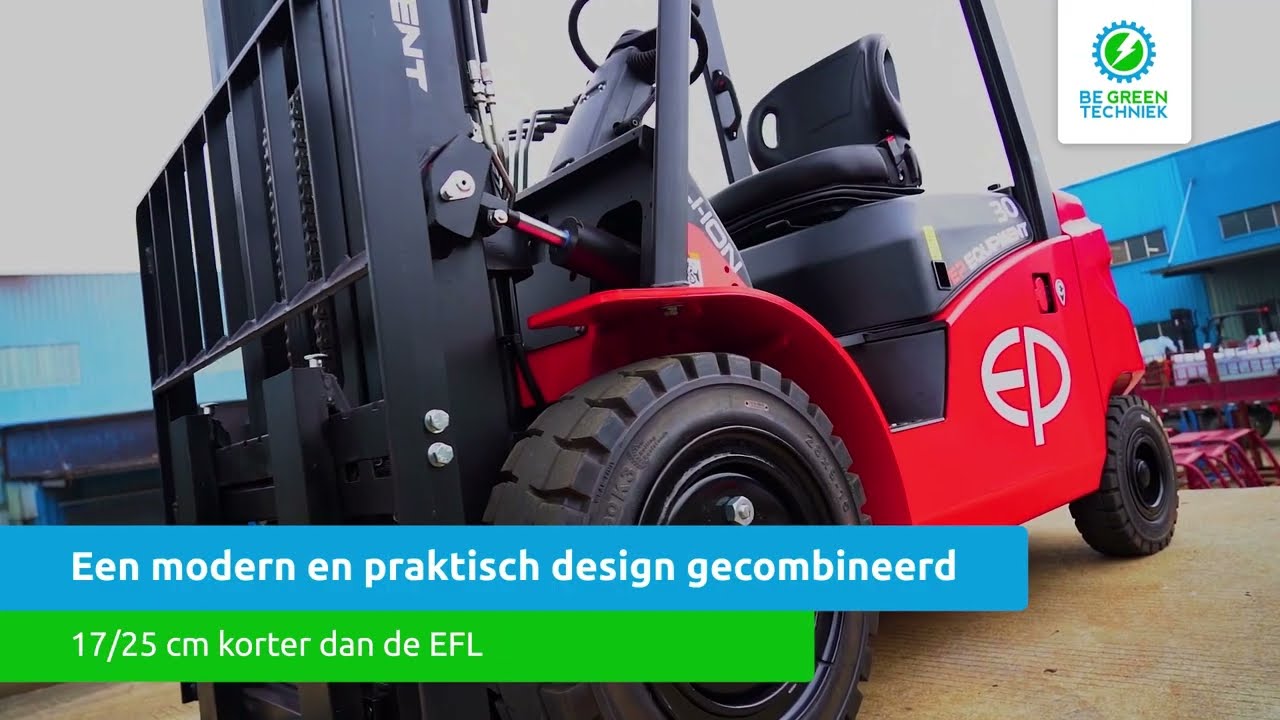 Elektrische heftruck van EP Equipment | EP EFL253 / EFL303 / EFL353 | Be Green Techniek