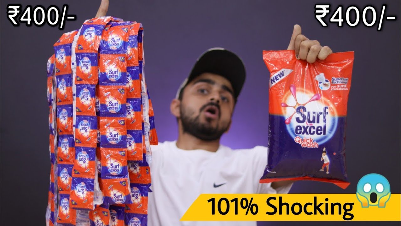 ₹400 Big Surf Excel Vs ₹400 2 Rupee Surf Excel !! Believe Me Results Are Shocking 😱 बता तो मम्मी को.