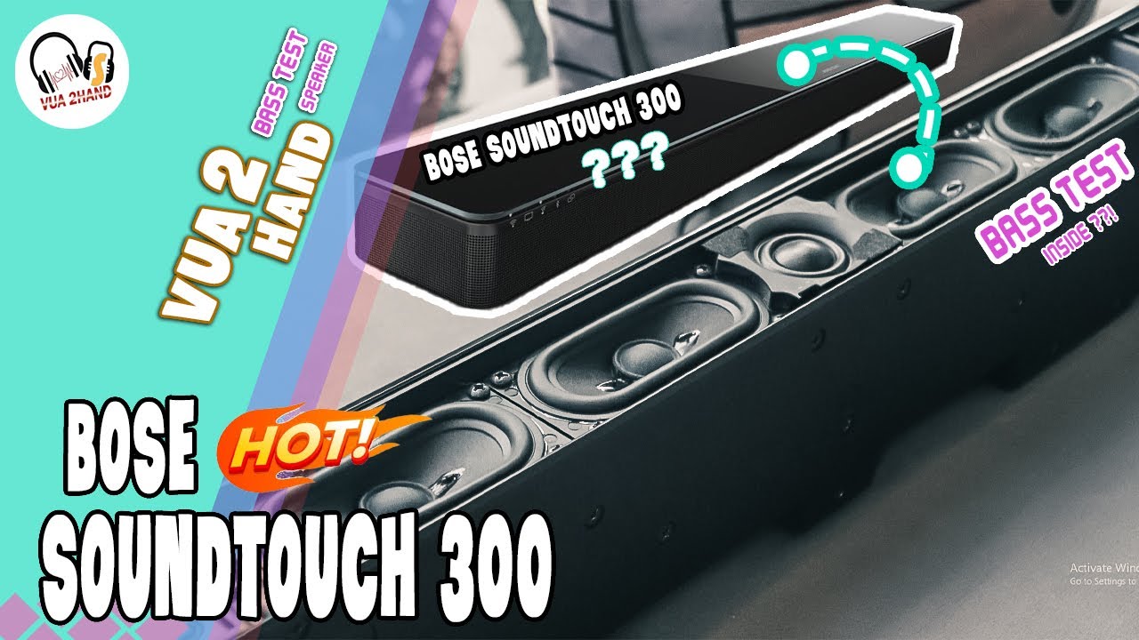BOSE SOUNDTOUCH 300 BASS TEST 2021