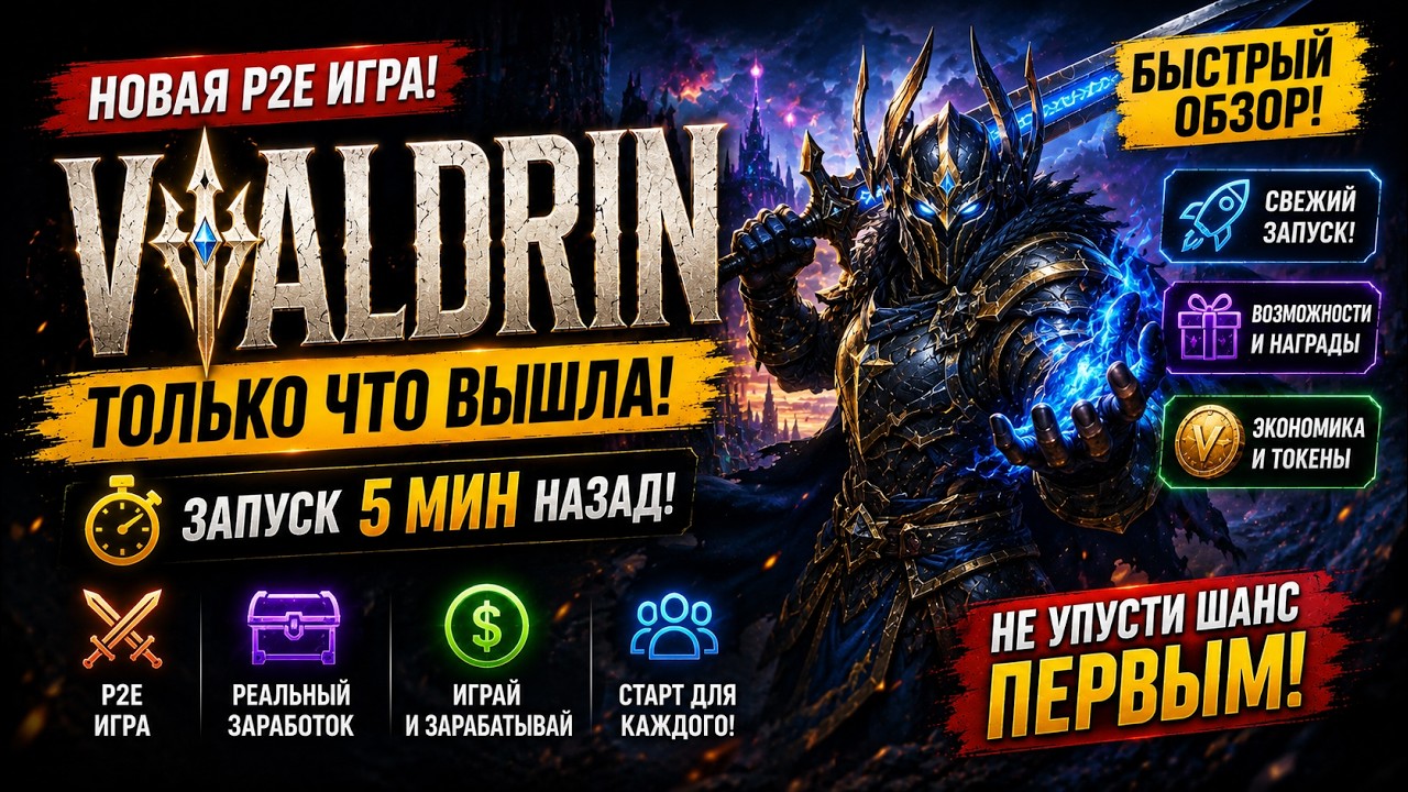 💰 VALDRIN P2E &mdash; новая игра с заработком? Обзор на старте проекта