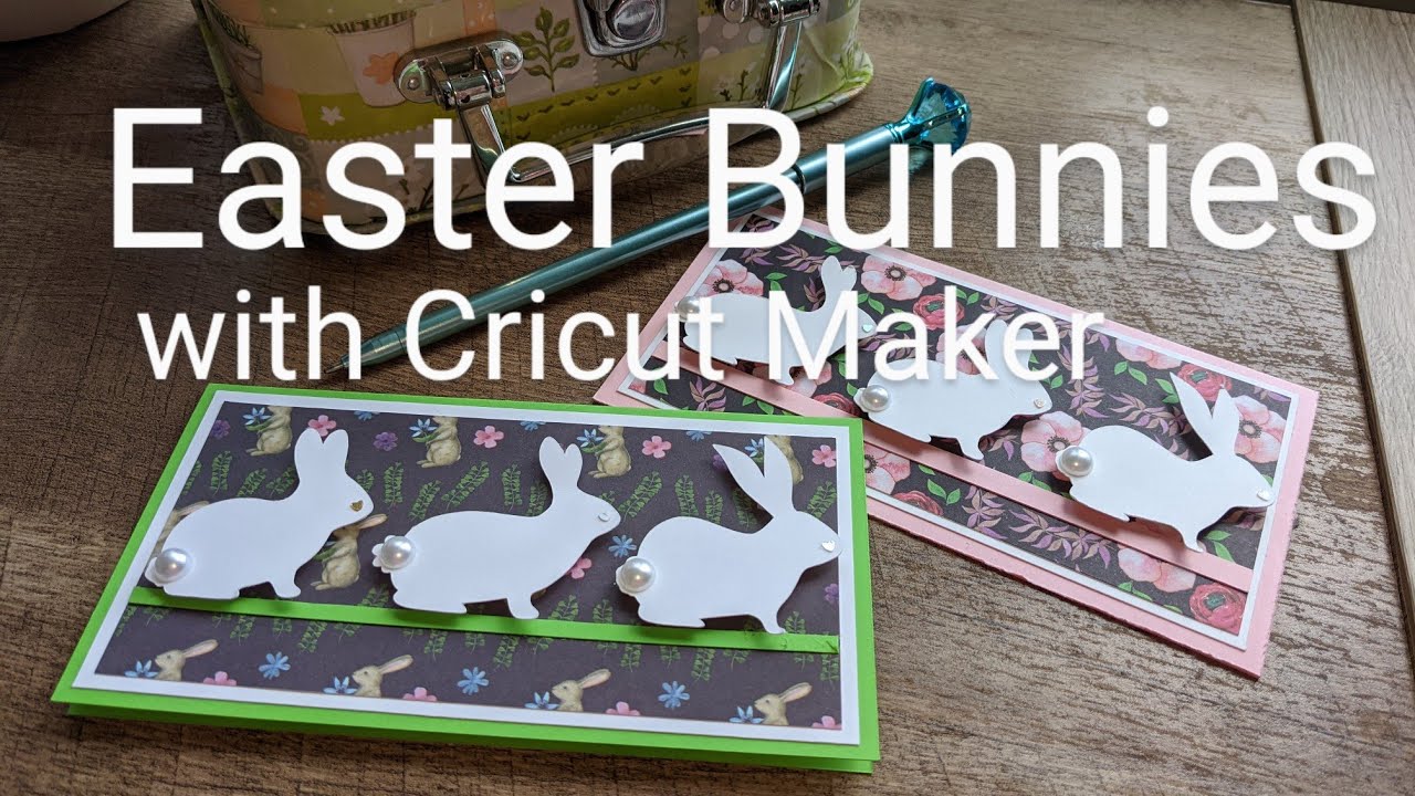Making Easter Cards With My Cricut Maker Using Supplies in My Craft Room | Use What You Have!
