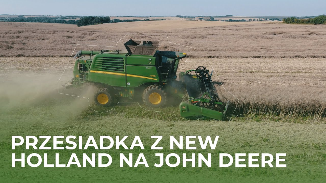 Większy kombajn = szybsza praca? I Praca pokazowa John Deere T660i