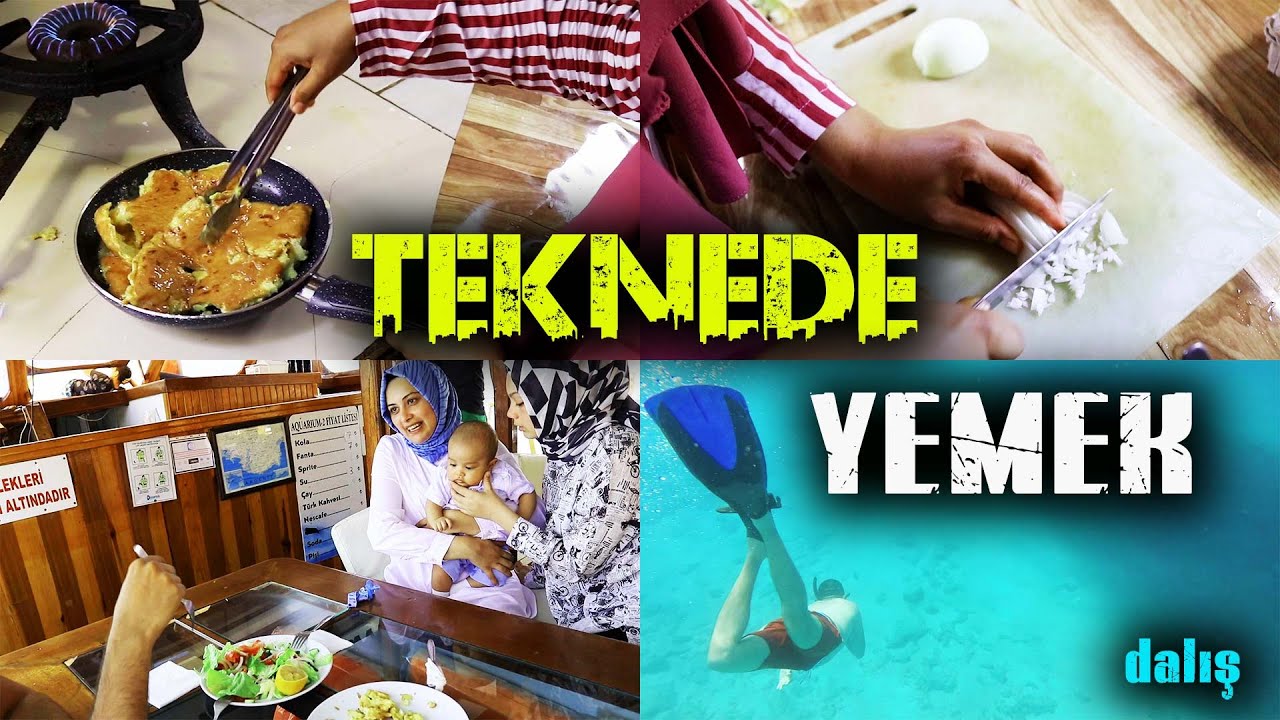 TEKNEDE &Ouml;ĞLE YEMEĞİ HAZIRLADIM!!! AKDENİZ USUL&Uuml; MEN&Uuml;M!