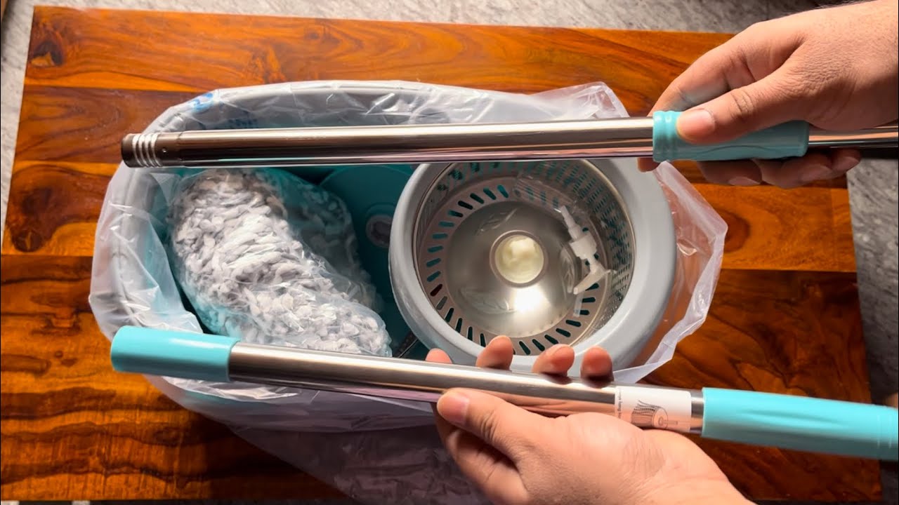 Milton Spotzero spin Mop unbox and assembly and mechanism explanation | best quality spin mop
