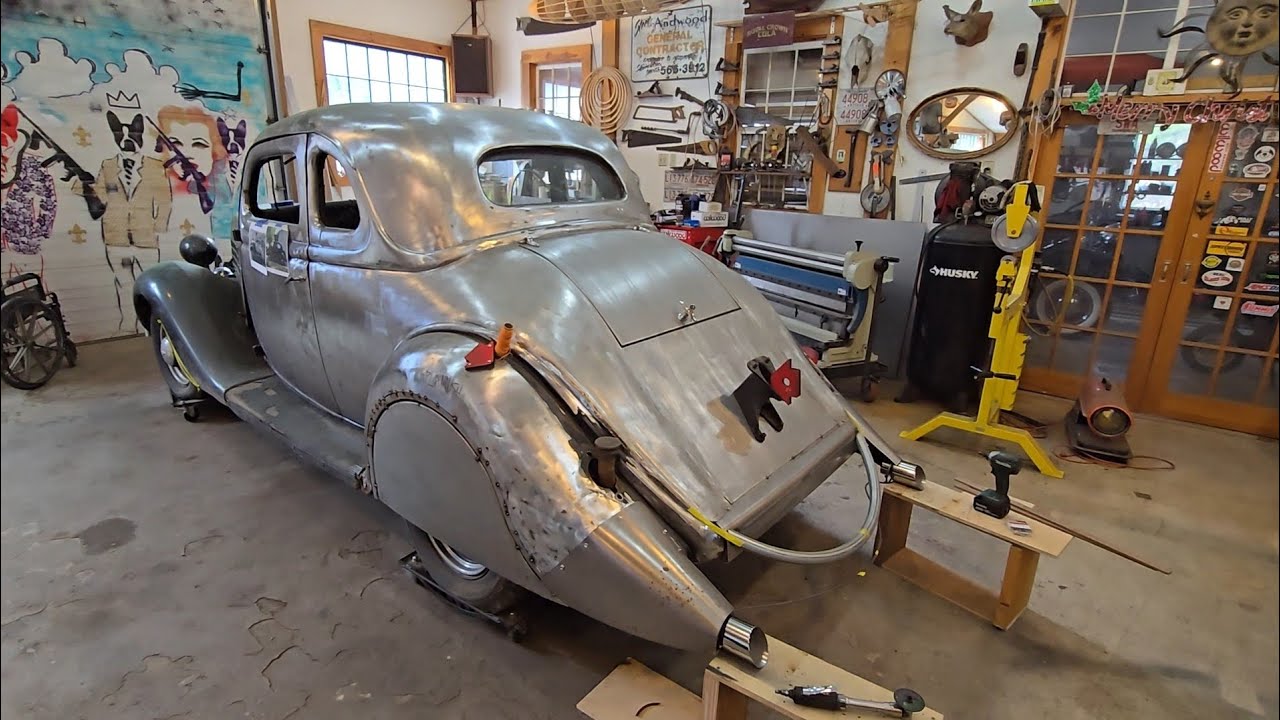 Кастомное купе Ford!! Задняя часть 1935 года, модифицированная!!