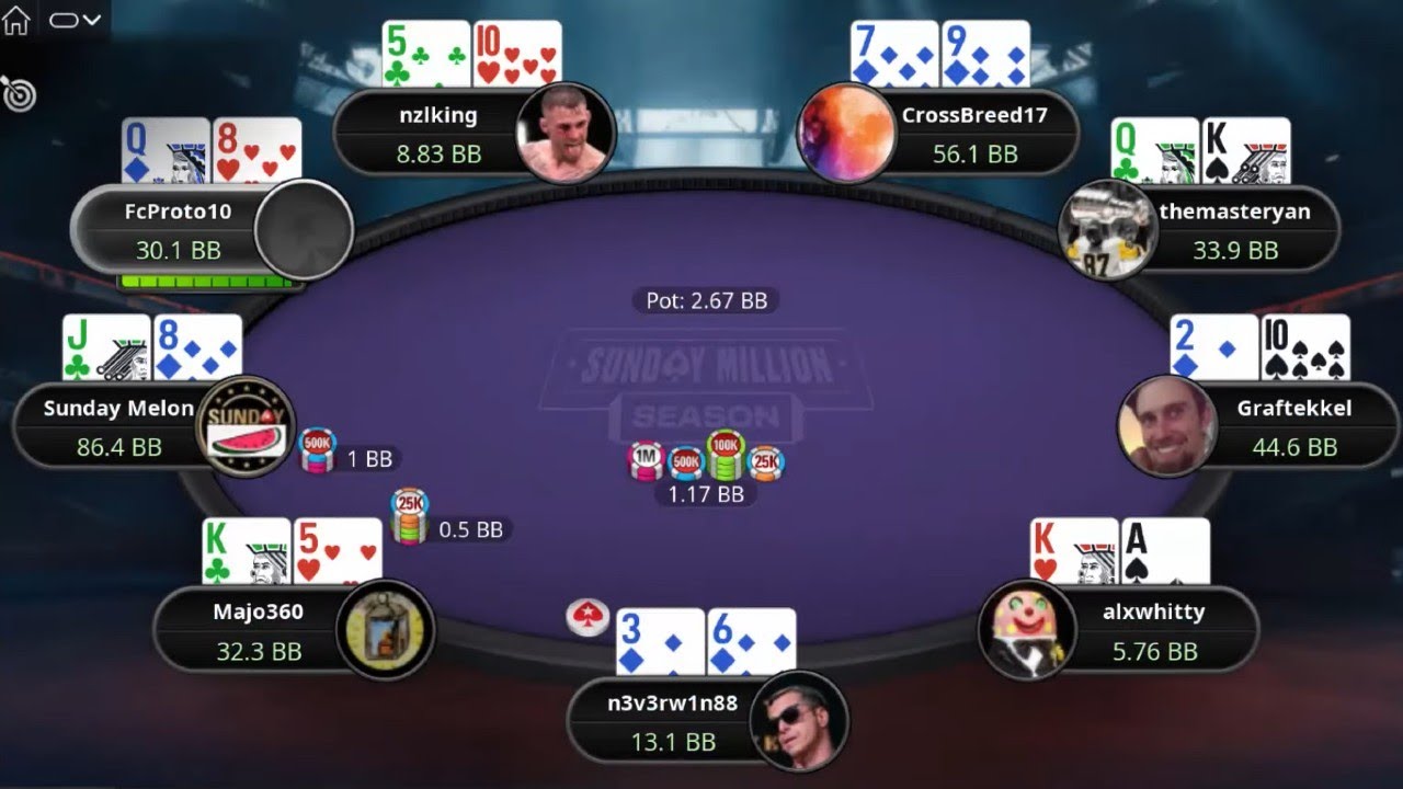 $215 Sunday Million 18th Anniversary CrossBreed17 | FcProto10 | Sunday Melon - Final Table Replay