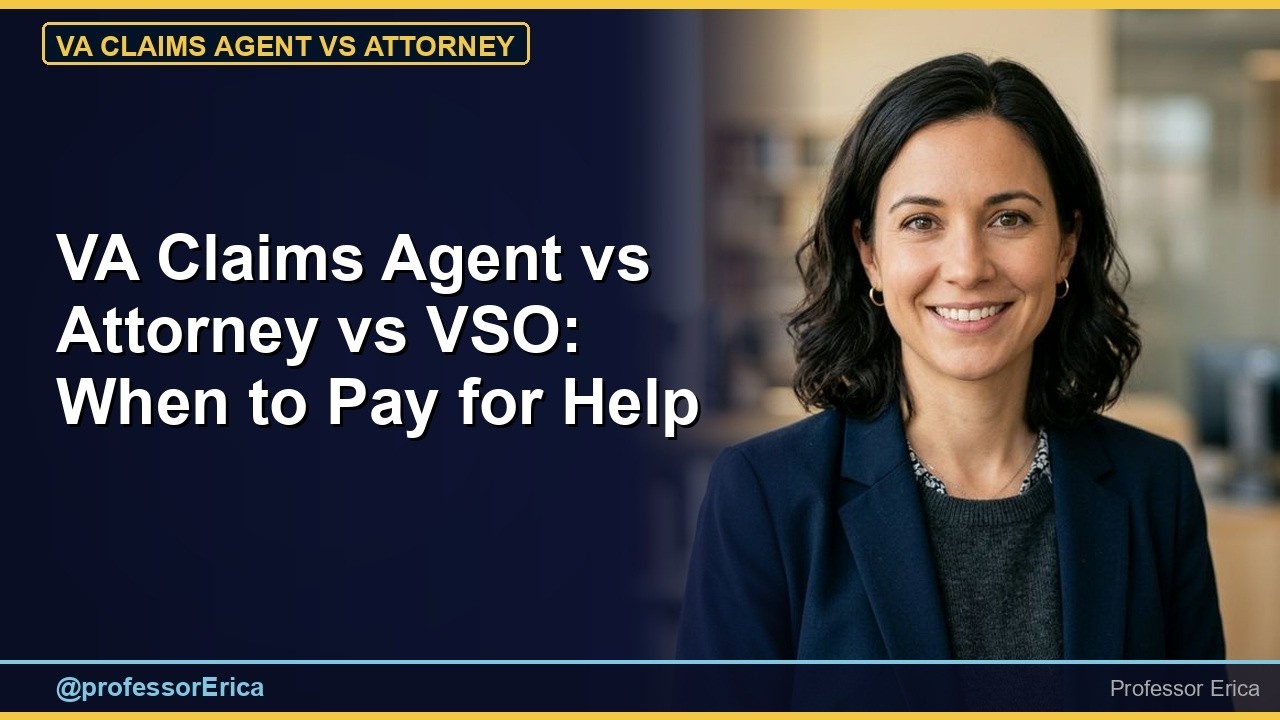 VA Claims Agent vs Attorney vs VSO: When to Pay for Help