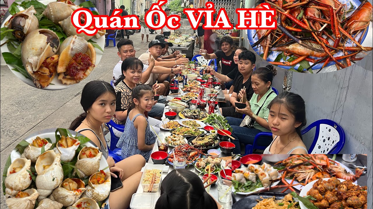 Quán ỐC Nga VỈA HÈ Ở Sài Gòn Ngon Quá Ngon (29)| LuuLinh TV