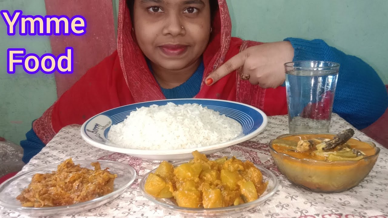 Spicy Food Eating show 🤤 MUSOR DAL LaAW VAJI & MACHER JOL &  pata kopi VAJI & Rice