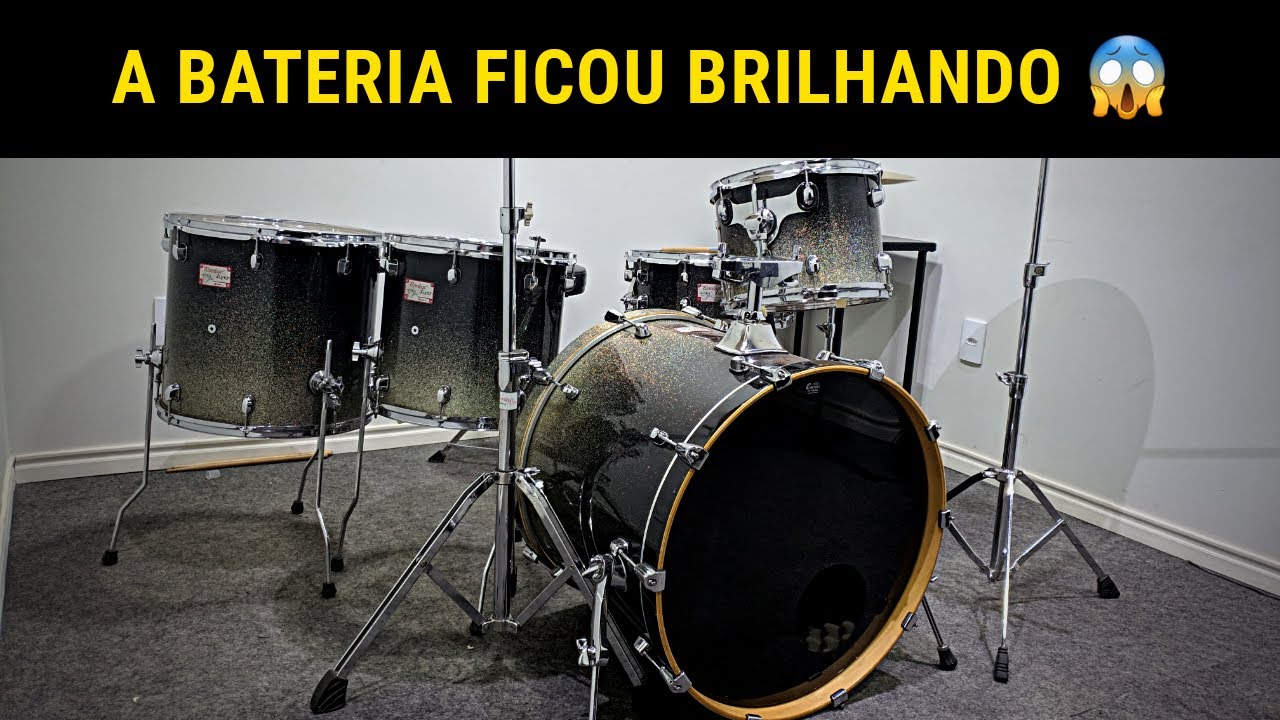 Como LIMPAR a Bateria - TAMBORES | Jonas Gouvêa