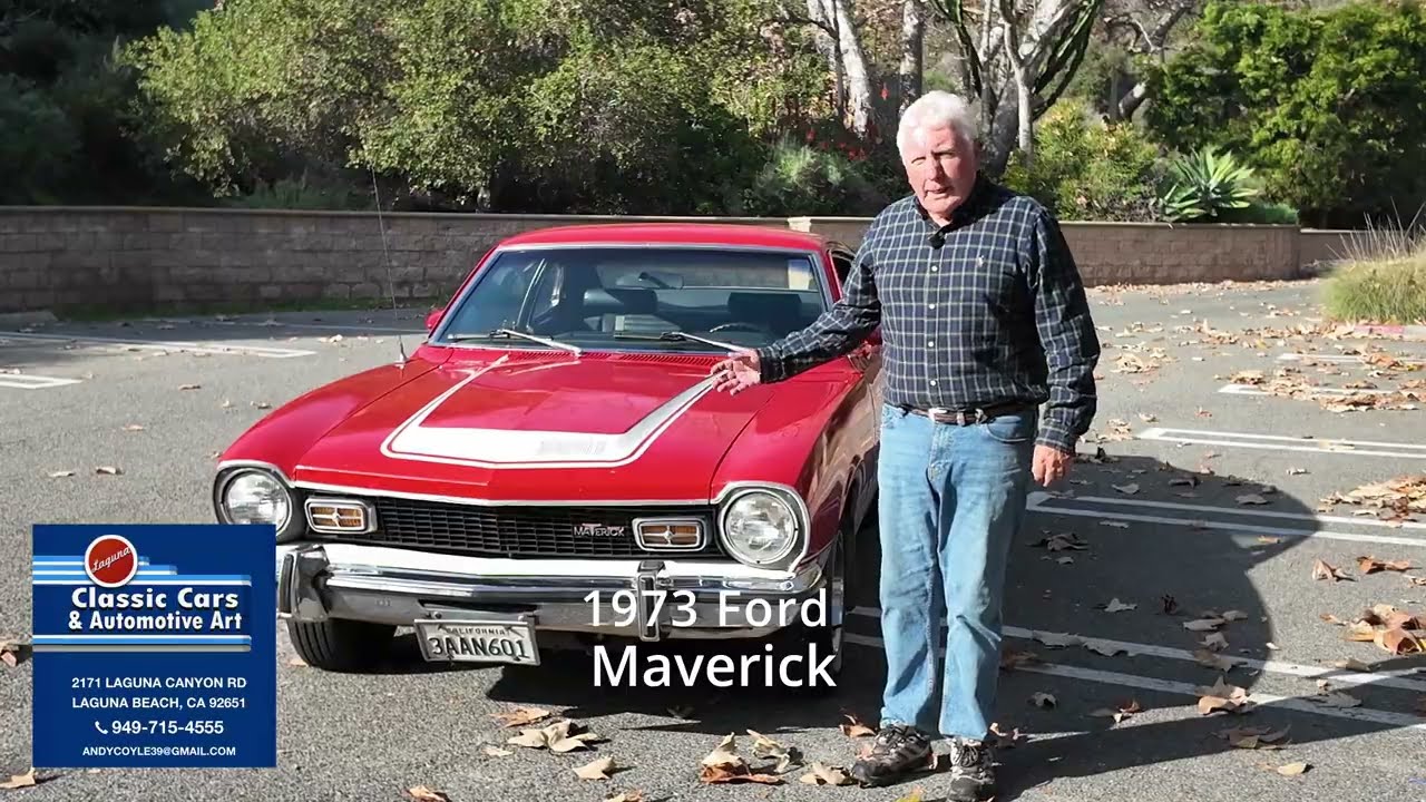 Тест-драйв Ford Maverick Grabber 1973 года в Laguna Classic Cars