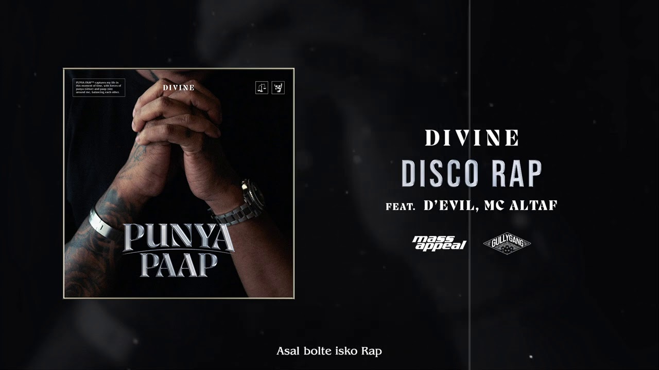 DIVINE - Disco Rap Feat. D'Evil, MC Altaf (Official Audio) | Punya Paap