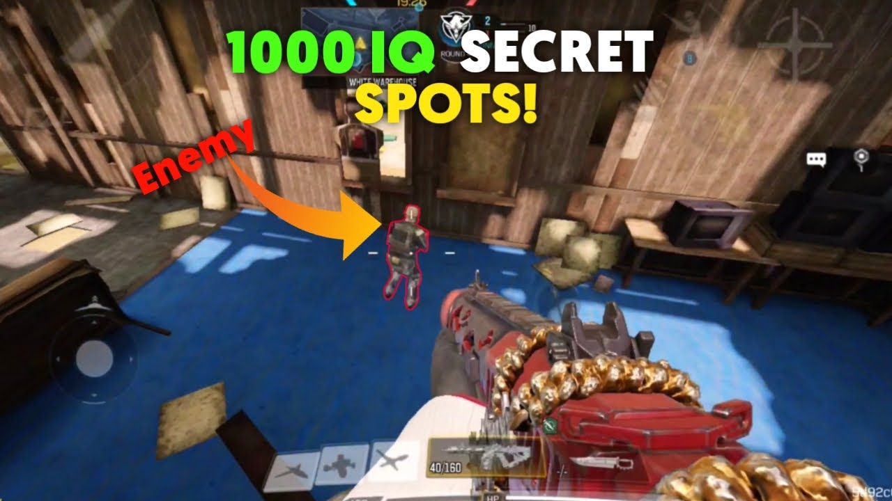 1000 iq Secret spots! Secret sniper spots | Call Of Duty: Mobile
