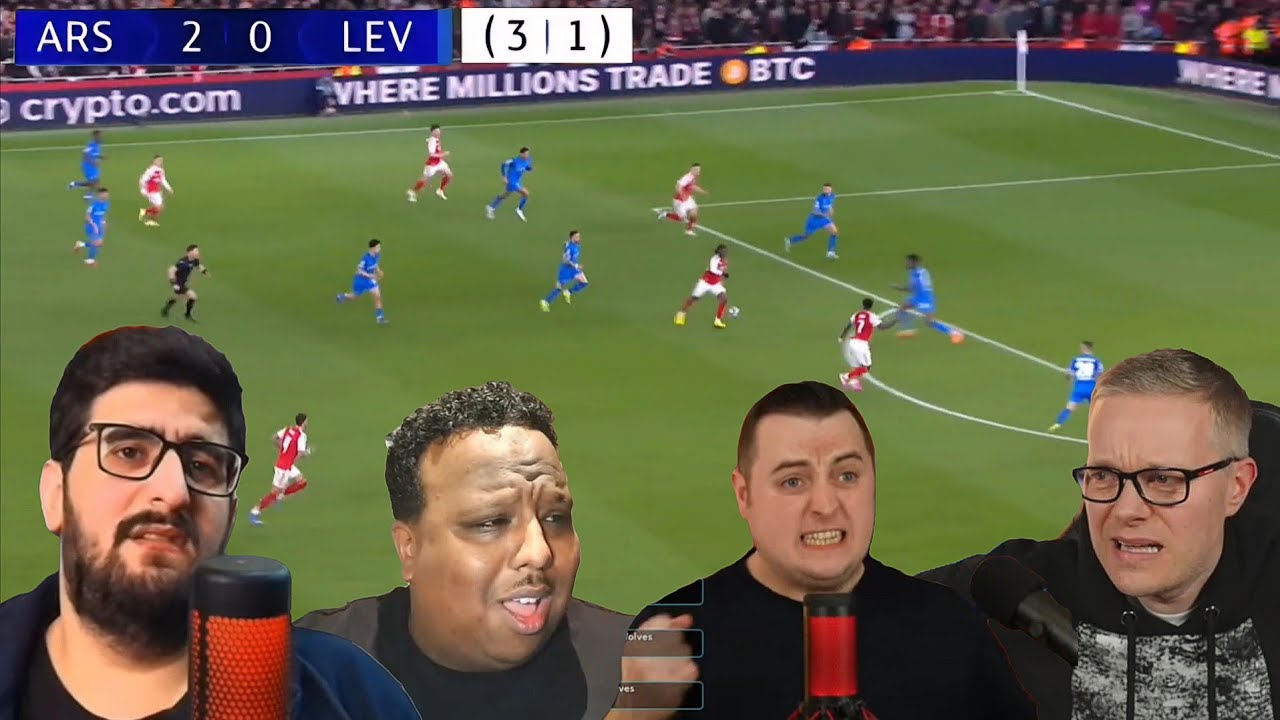 Arsenal 2 - 0 Bayer Leverkusen | Rivals & Haters FURIOUS Reactions😭
