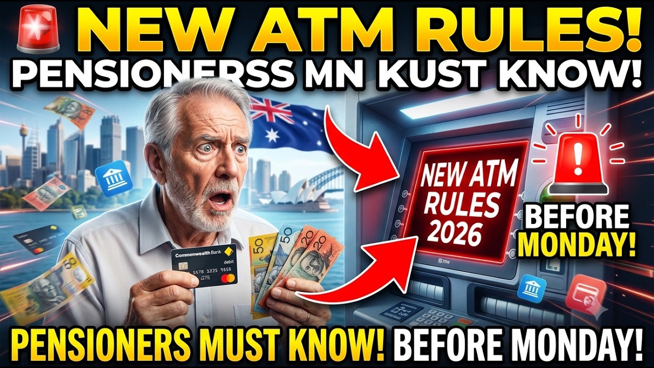 🚨 Australia's New ATM Rules 2026: Every Pensioner Must Know Before Monday!