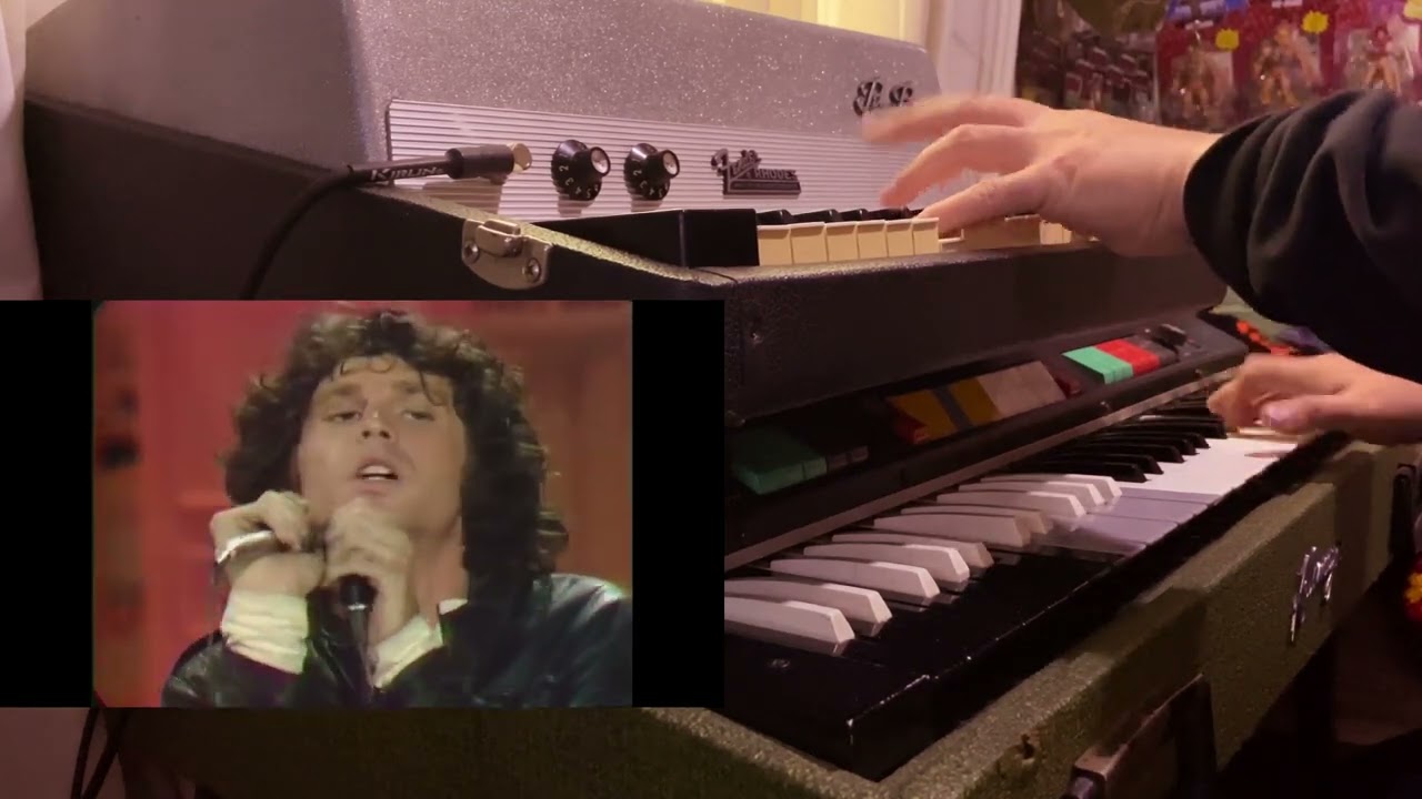 The Doors light my fire ed sullivan , Organ and bass #thedoors #thedoorscover #organ #tributeband