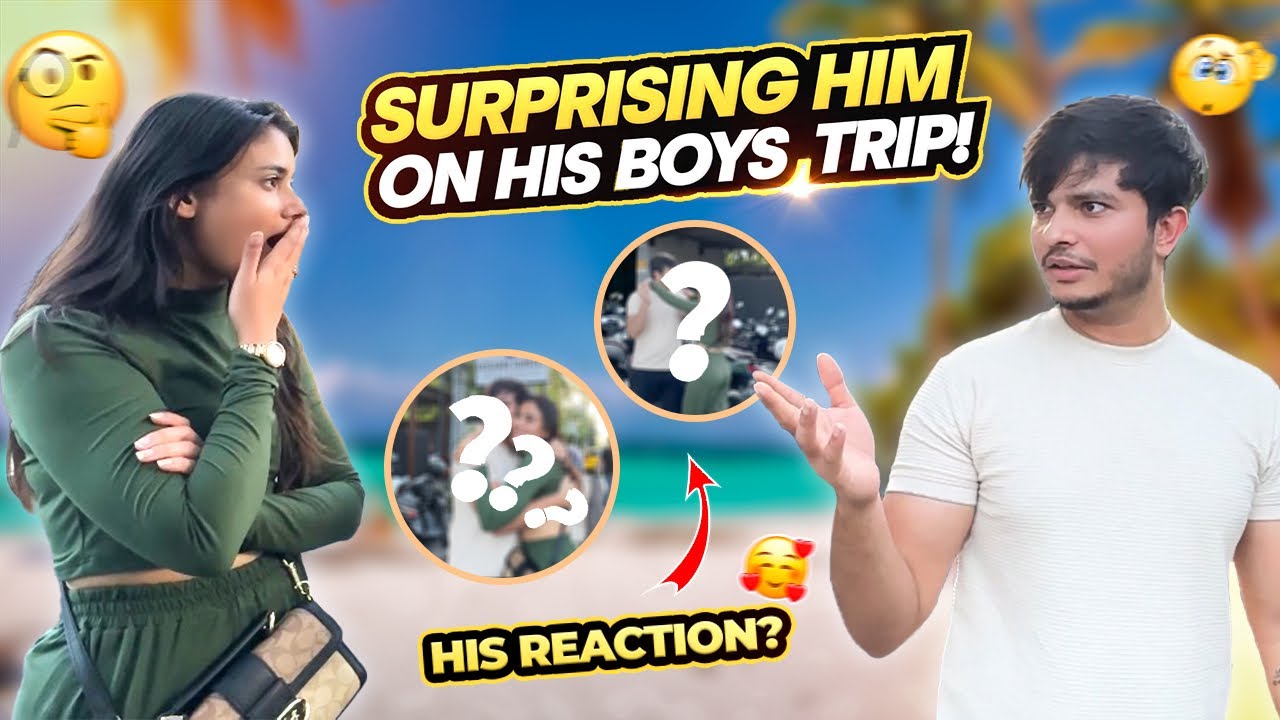 Surprising him on his Boys’ Trip to Bali 😛 @Tanshi Vlogs