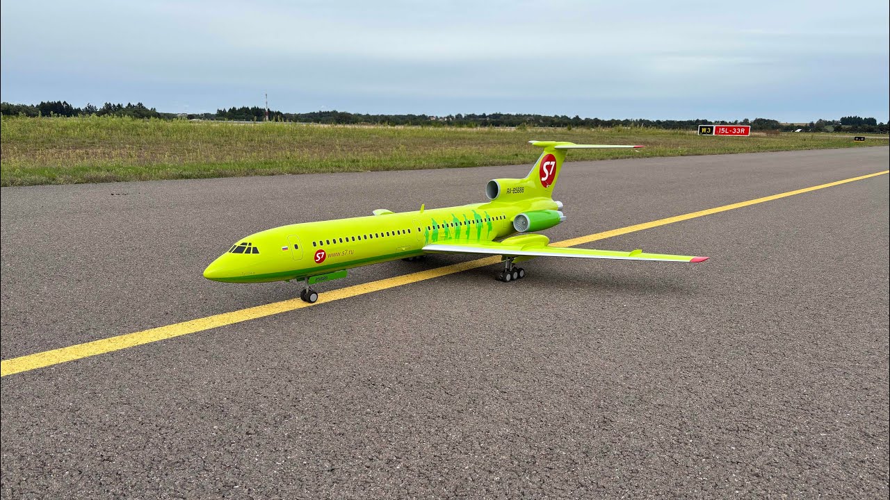 Tu-154 rc first flight ( Туполев-154 )