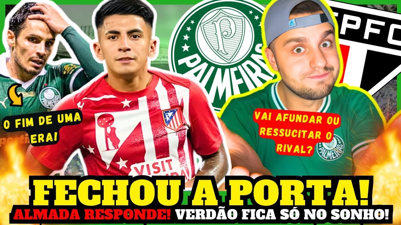 🔥 ALMADA CRAVA SEU FUTURO! 💥 RAPHAEL VEIGA EM DESPEDIDA! 🐷 PALMEIRAS TEM NOITE DE CLÁSSICO DECISIVO!