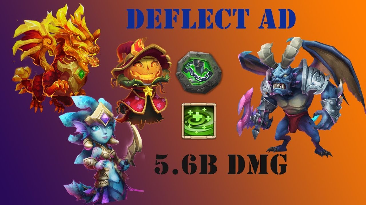 Castle Clash : 5.6 Billion Score | Deflect Archdemon W/Summing Monsters Setup