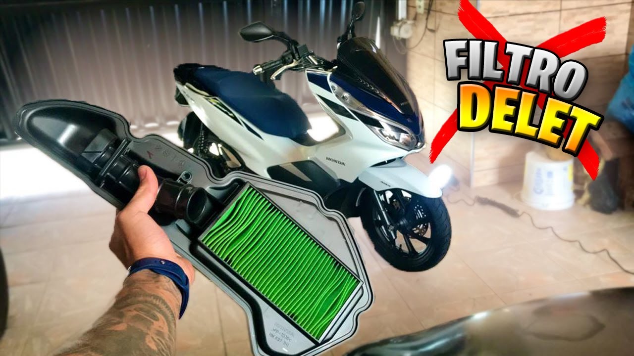 TIREI O FILTRO DA PCX 0KM 😈