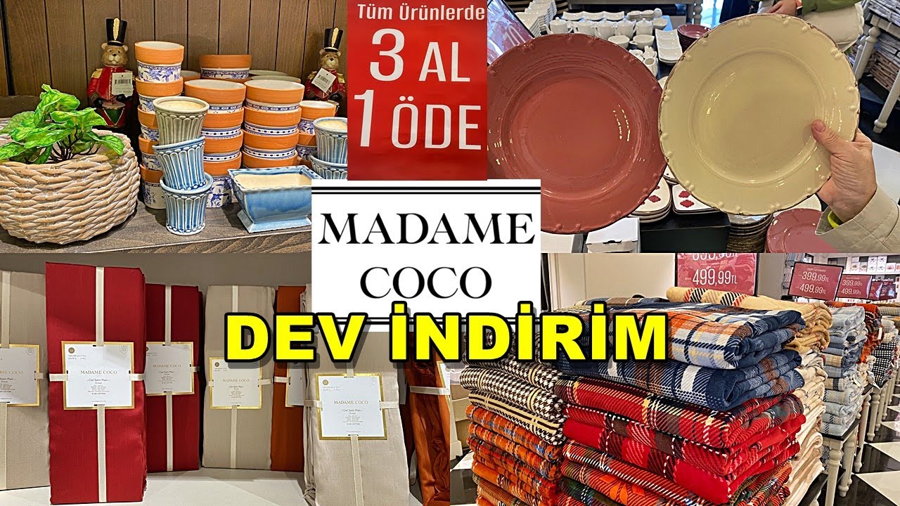 MADAME COCO'DA ÇOK UCUZ ÜRÜNLER❗️❗️/ 3 AL 1 ÖDE❗️❗️/ ŞOK OLACAKSINIZ❗️❗️/ÇEYİZ ALIŞVERİŞİ