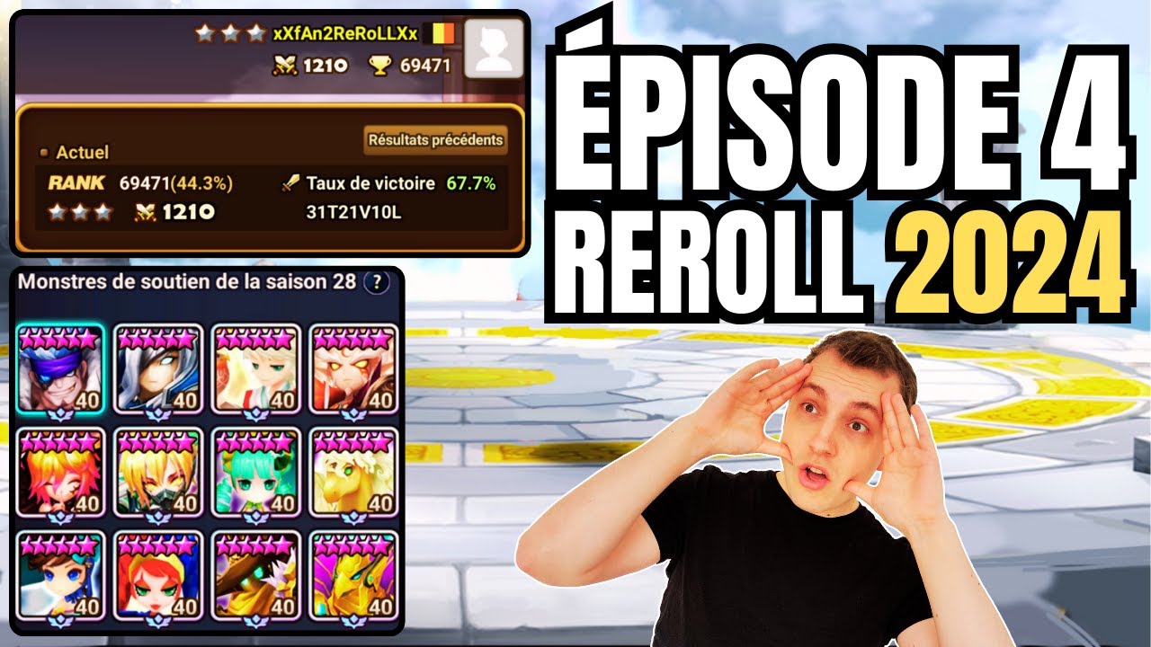 ON EST MONTÉ FIGHTER 3 EN RTA ! NOUVEAU COMPTE REROLL 2024 - ÉPISODE 4 (Summoners war)