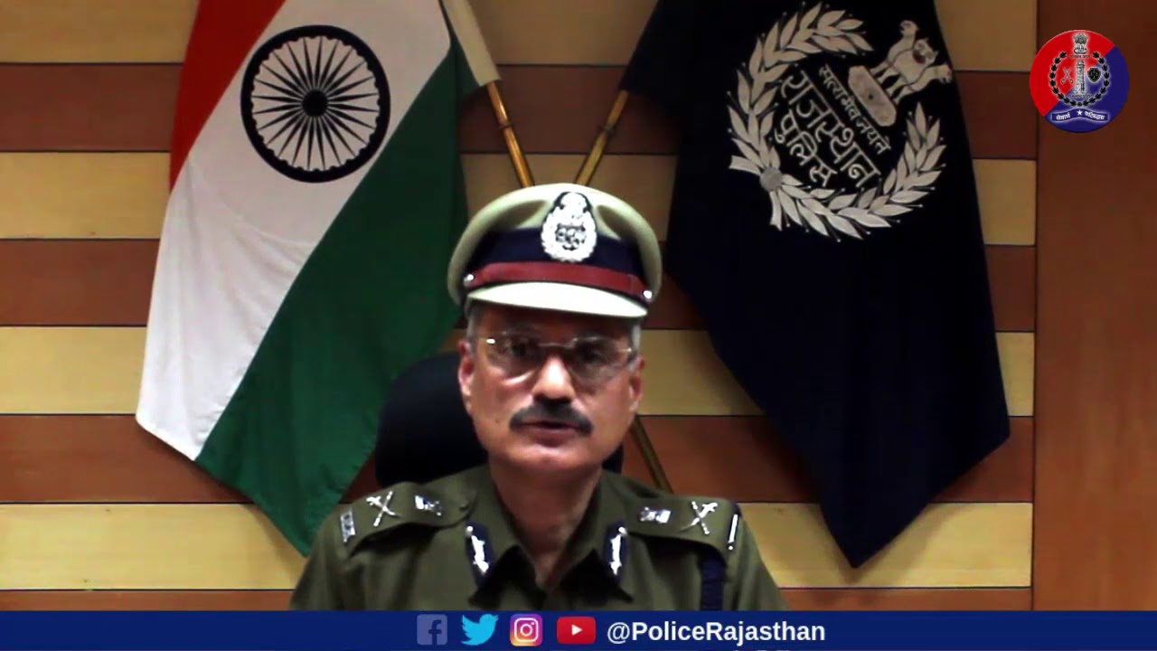 Rajasthan Police ~ New Year wishes by DGP Shri Kapill Garg