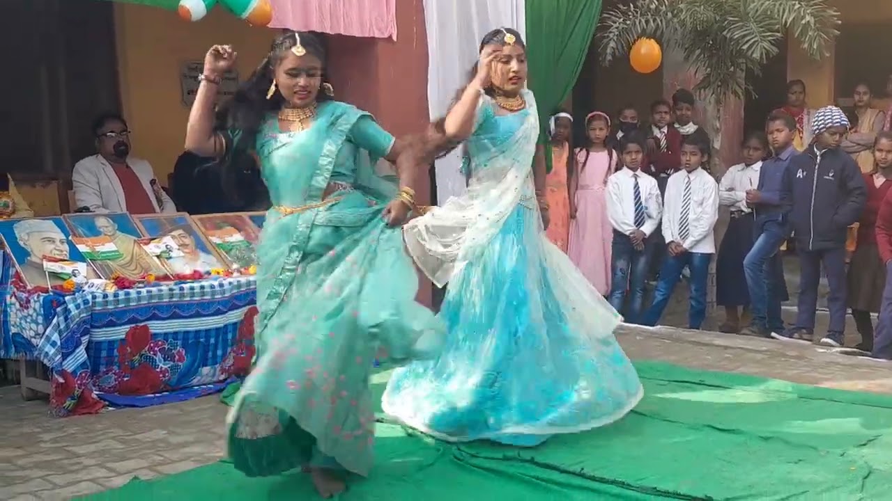 Adarsh Junior High School Repuplic Day 2023 Dance Programme by Student