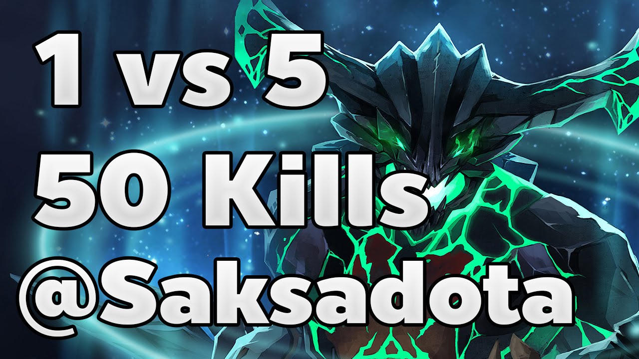 1 VS 5 Outworld Devourer 50 Kills by @Saksadota - Dota 2 RedArchon
