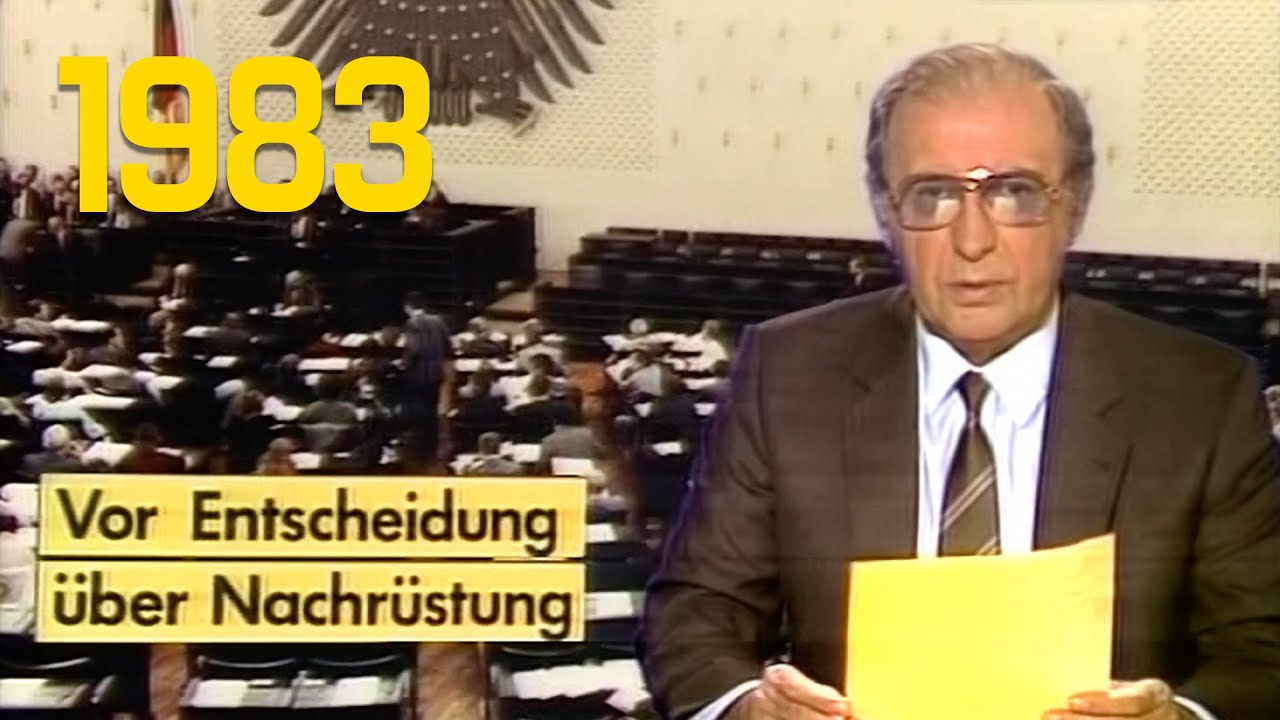 ARD Tagesschau 20:00 Uhr mit Karl-Heinz Köpcke (22.11.1983)