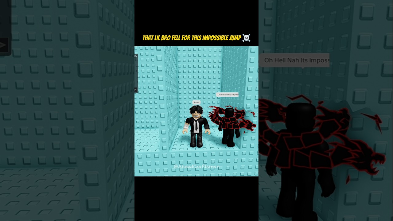 Bro Fell For This Impossible Jump In Unexpected Tower 💀 #roblox#fyp