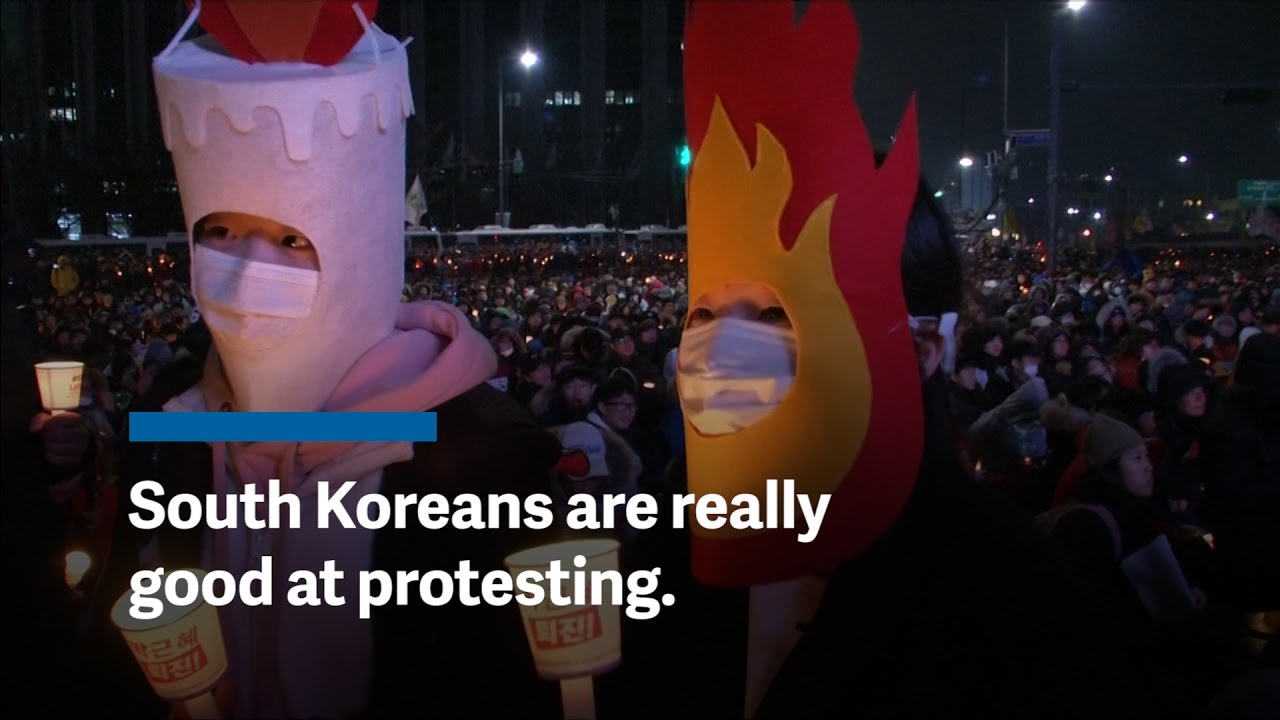 South Koreans are really good at protesting