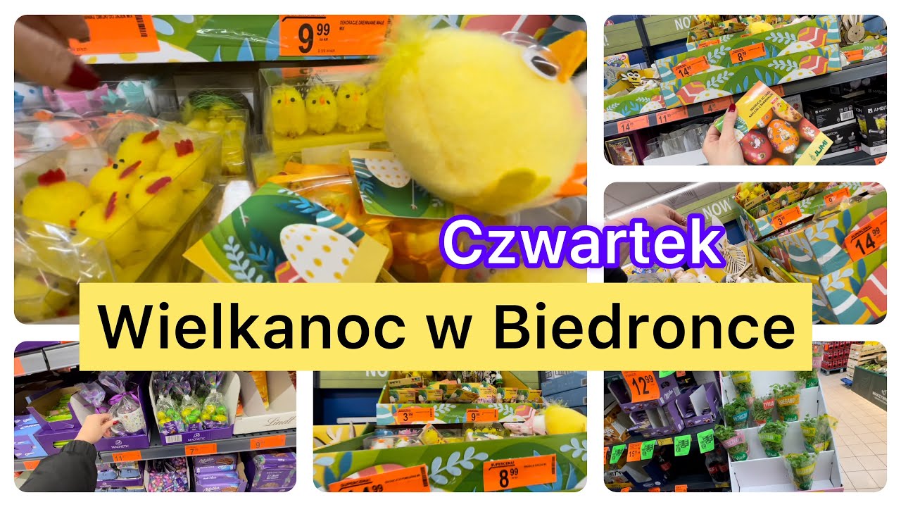 Biedronka Wielkanoc 2023❗️Przegląd koszy i słodyczy 🐣 Biedronkoloteria o co chodzi? Czwartek