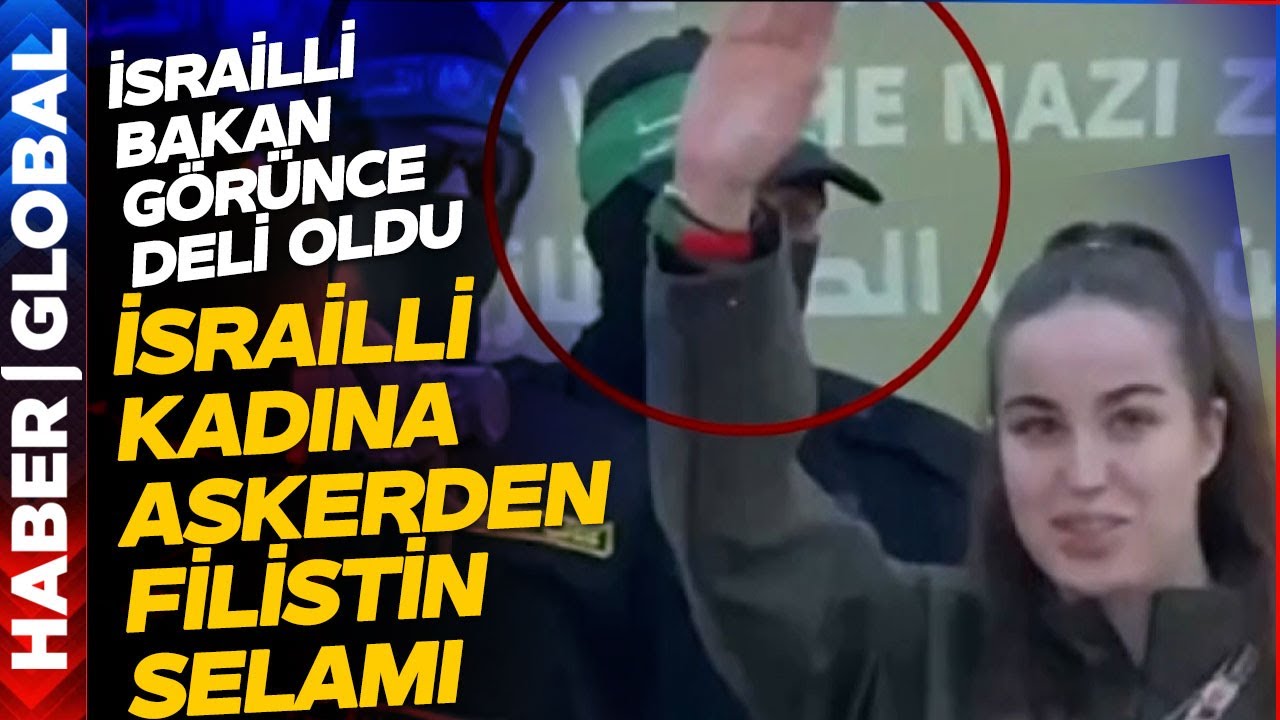 İsrailli Kadın Askerden Filistin Selamı! Bu Görüntüler İsrailli Bakanı Kudurttu