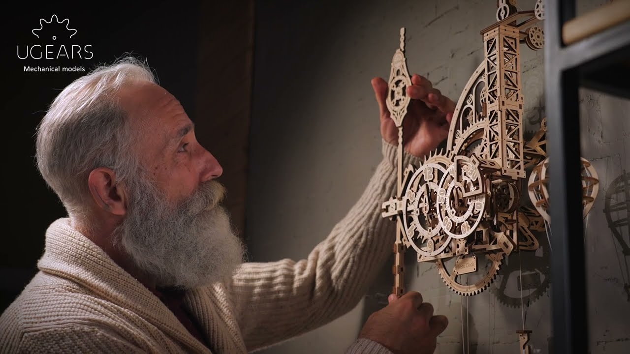 UGears Aero Clock #engineering #hobby #diy #clock #giftidea