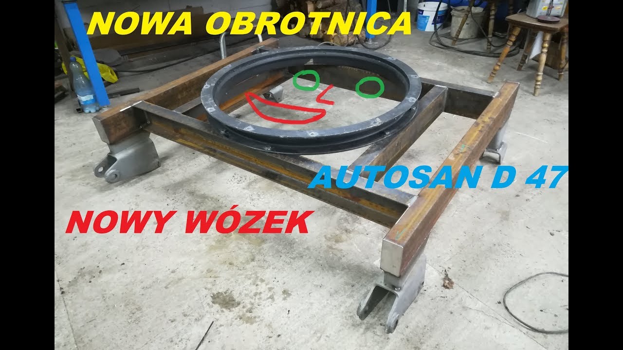 Autosan D47 - Nowy wózek, Nowa obrotnica Co dalej?| Remont przyczepy