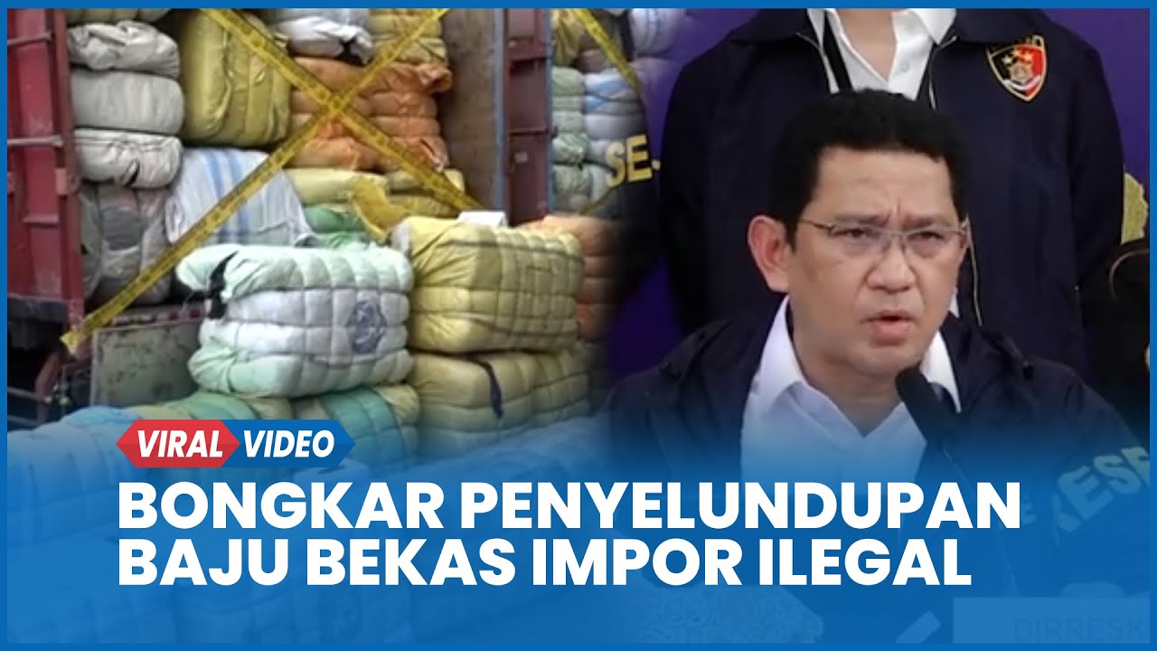 Ikuti Instruksi Prabowo, Polisi Bongkar Penyelundupan Baju Bekas Impor Ilegal Rp 4 M
