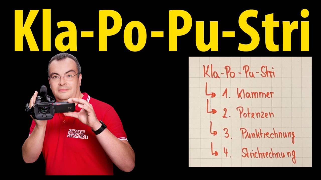 Kla-Po-Pu-Stri  - Klingt komisch, ist aber wichtig! | Lehrerschmidt