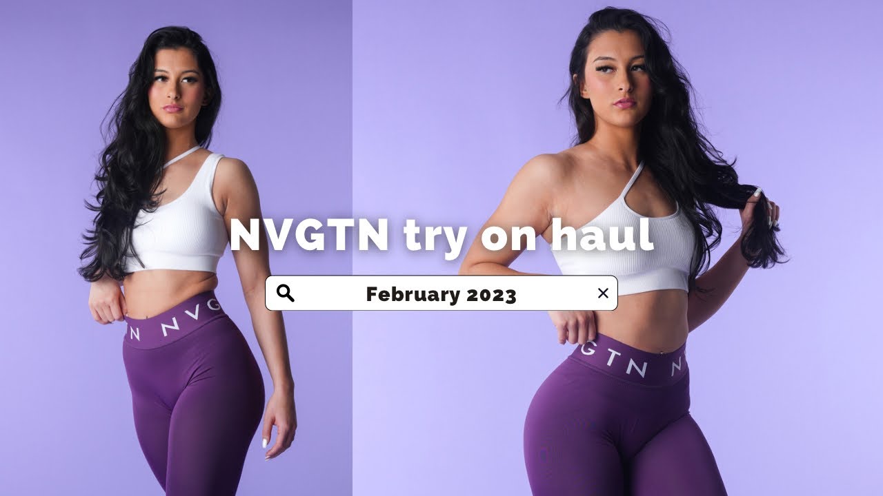 NVGTN try on haul / photoshoot BTS | February 2023