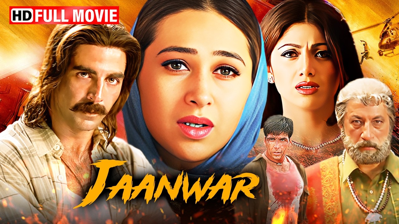 अक्षय कुमार और करिश्मा कपूर की सुपरहिट एक्शन मूवी - Jaanwar Full Movie - Akshay Kumar,Karisma Kapoor