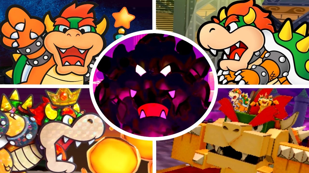Evolution of Paper Bowser Battles (2000-2017)