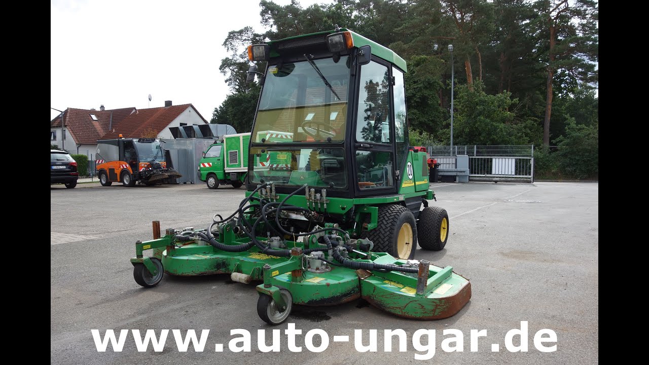 John Deere 1505 Gro&szlig;fl&auml;chenm&auml;her 4WD mit Schell M&auml;hwerk 300cm Bj.  2005 www.auto-ungar.de
