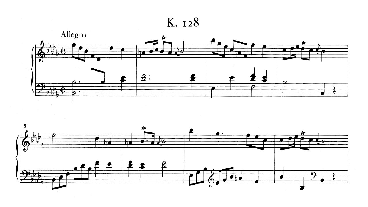 D. Scarlatti - Sonata in B-flat minor,  K.128 (Mordecai Shehori)