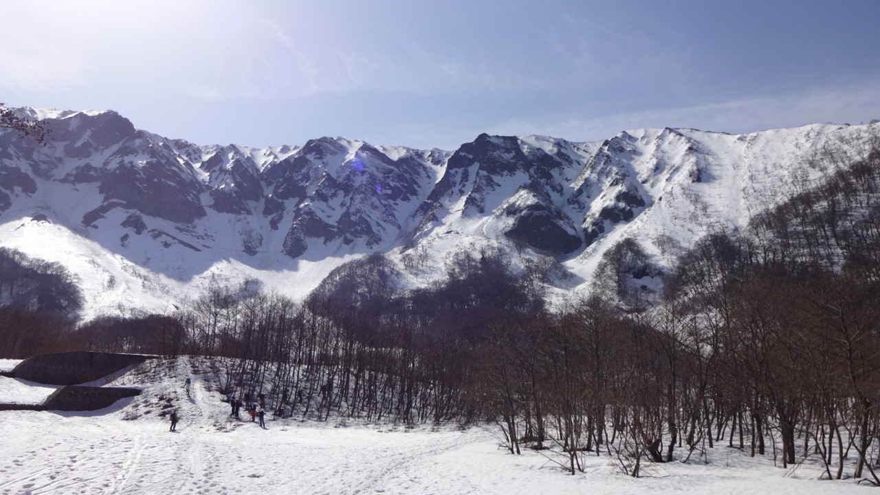【７・８合沢】伯耆大山（鳥取県）バックカントリースキー