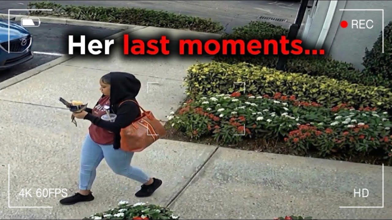 She locked her apartment. He had the MASTER KEY to every door|CCTV captures final moments
