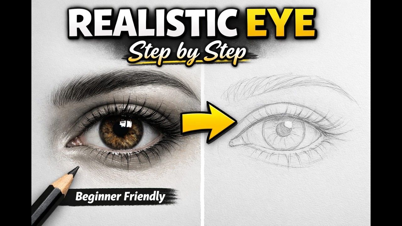 Step by Step Realistic Eye Drawing