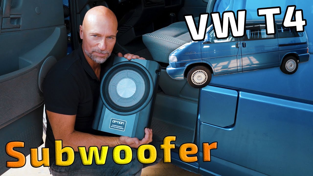 VW T4 Aktiv-Subwoofer einbauen | Option Drive10UA | ARS24