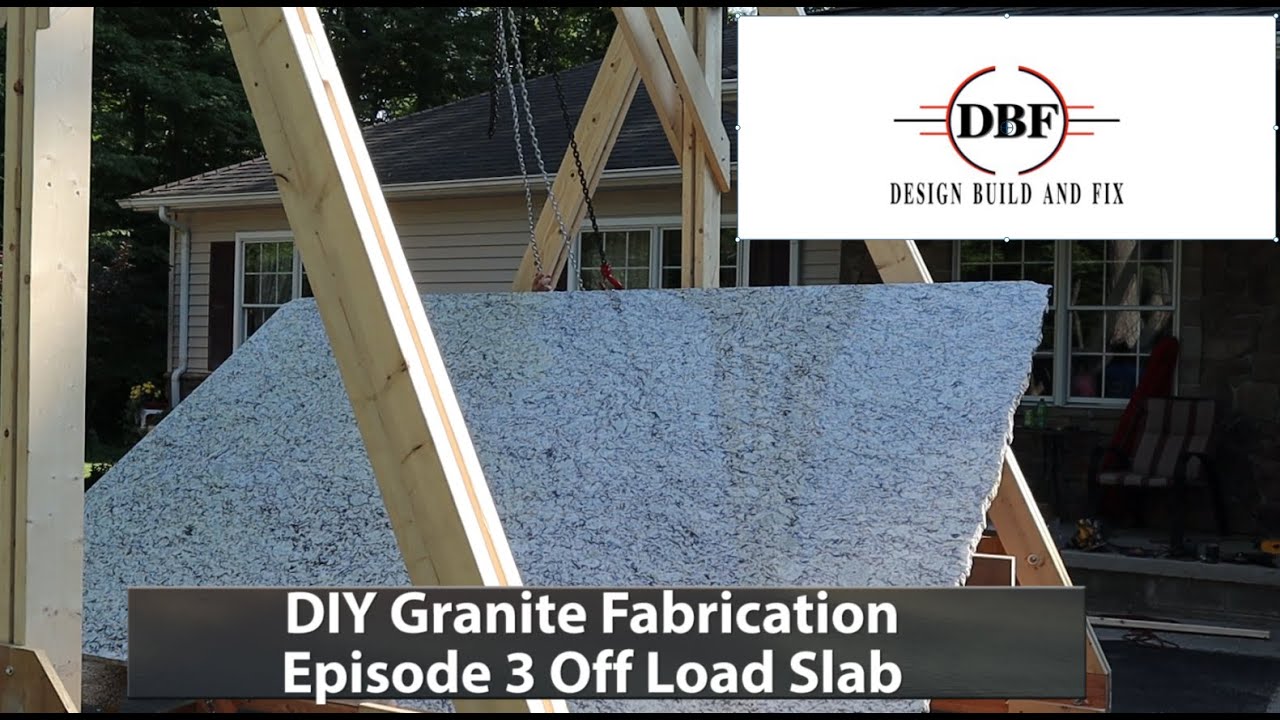 Granite Countertop DIY (Episode 3 Off Loading Full Slab)